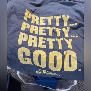 Men’s curb, enthusiasm T-shirt, short sleeves, “pretty pretty pretty good” 3XL